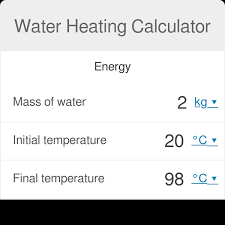 Water Heating Calculator