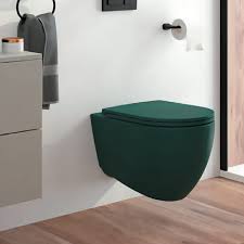 Avanti Forest Green Wall Hung Toilet