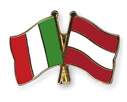 Österreich unterliegt italien nach verlängerung mit 1:2. Freundschaftspins Italien Osterreich Flaggen Und Fahnen