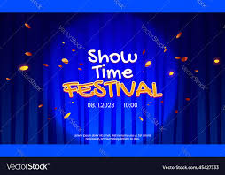 show or festival announcement banner