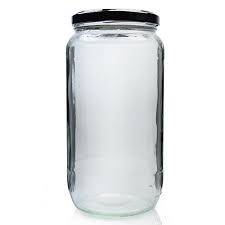 1062ml Clear Glass Food Jar With Lid