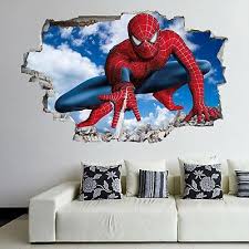 Spiderman Superhero Wall Art Stickers