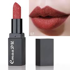 brand new glitter lipstick matte red