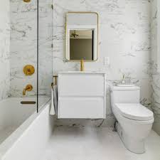 Well, there are many ideas that can be you need to consider not only the look but other important features and characteristics that can help to create a needed design. 75 Beautiful Porcelain Tile Bathroom Pictures Ideas July 2021 Houzz
