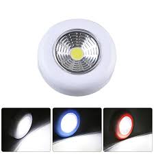 Battery Powered Cob Round Led Touch Light Under Cabinet Led Wireless Wall Lamp Easy To Use Closet Kitchen Night Lights For Home Under Cabinet Lights Aliexpress