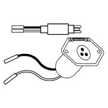 wire trolling motor female receptacle