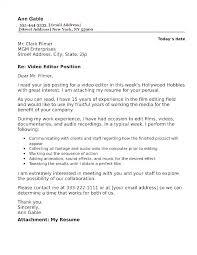 Examples Of Cover Letters For College Students Cover Letter For Part