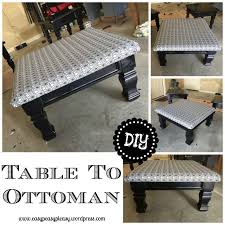 Table To Ottoman Archives Easy Peasy