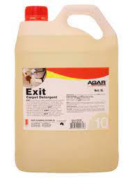 exit carpet cleaning detergent