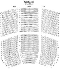 Seating Charts State Theatre