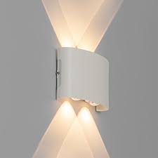 Outdoor Wall Lamp White Incl Led 4