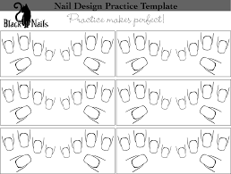Nail Art Design Practice Templates Or Sheets All Versions