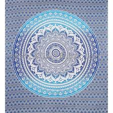 Buy Jaipur Fabric Blue Mandala