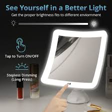 20x magnifying mirror with led light