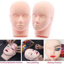 soft rubber cosmetology mannequin
