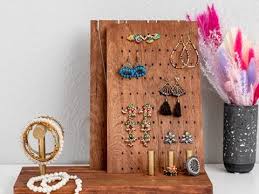 diy jewelry display easy woodworking