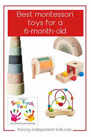 montessori toys for a 6 month old