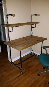 If you missing the iron pipes, you can use the steel scrap to make the metal base by welding the desk is beautiful for outdoor and your garden support as it can support very well the decorative and. Pin On Desks