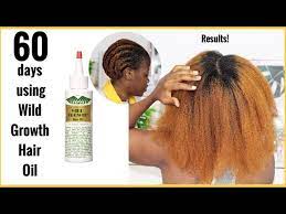 60 days using wild growth hair oil 4c