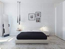 White Brick Wallpaper Brick Wall Bedroom