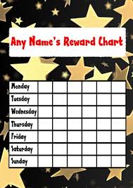 Amazon Com Gold Star Sticker Reward Chart Office Products