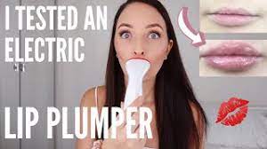 i tested an electric lip plumper