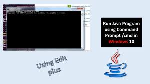 run java program in command prompt cmd