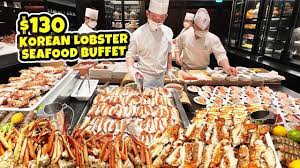 can eat korean lobster seafood buffet