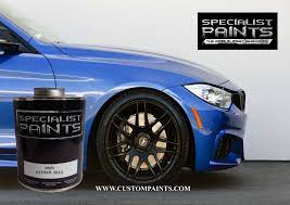 The sticker will be labeled with the paint color (in german) with the 3 digit color code below it. Bmw Automotive Estoril Blue Paint Code 335 Custom Paints Uk And Europe