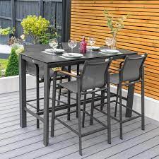 Harrier Outdoor Bar Stools Table Set