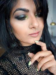 eid 2016 makeup look lime green