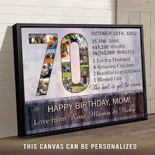 special 70th birthday gifts for men