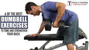 best dumbbell back exercises tone and