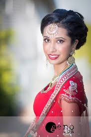 ravishing red indian bridal makeup by