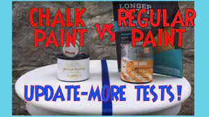chalk paint vs latex regular paint