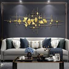 3d Geometric Metal Wall Decor