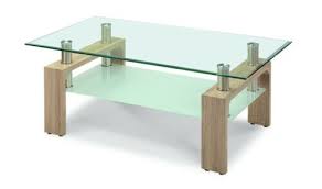 Telford Coffee Table Clear Glass Top