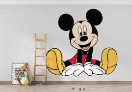 Mickey Mouse Wall Decal Cartoon Wall