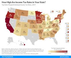 Generally, states that don't charge income tax impose higher rates on things. 2019 State Individual Income Tax Rates And Brackets Tax Foundation