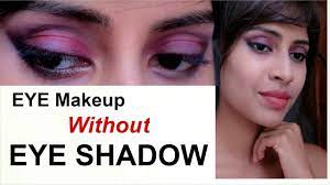 eye makeup only using lipstick