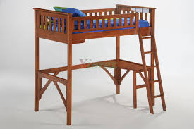 Bunk beds with desks underneath have the ability to save you a considerable amount of floor space and are a pretty cool place for kids to hang out. Ginger Twin Full Size Loft Bunk Beds With Desk By Night And Day