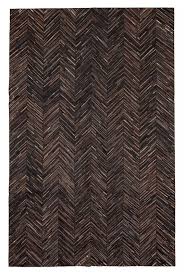 handmade leather faux cowhide rug