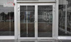 Double Glass Door With Push Bar Liri