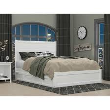 Afi Noho White Queen Bed With Footboard