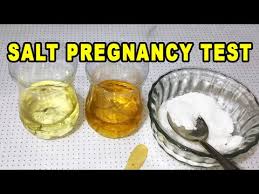 It can detect hcg in your urine and test whether you are pregnant. Home Pregnancy Test With Salt Home Pregnancy Test Youtube