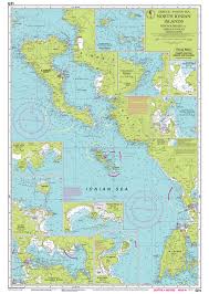 Ionian Map Nisos Yacht Charter