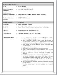 Fresher Resume In Doc Format resume templates resume models for Sample  Resume For Network Engineer Fresher