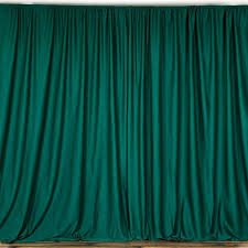 5 out of 5 stars. Pack Of 2 5ftx10ft Hunter Emerald Green Fire Retardant Polyester Curtain Panel Backdrops With Rod Pockets Tableclothsfactory