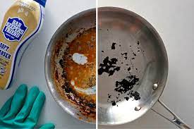how to clean a burnt pan five
