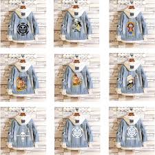 One piece anime portgas d. One Piece Road Fly Soron White Beard Anime Casual Loose Denim Jacket Buy At A Low Prices On Joom E Commerce Platform